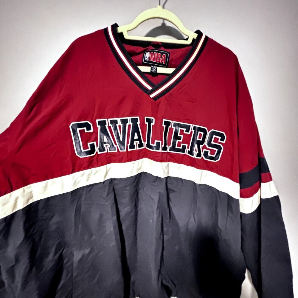 CLEVELAND CAVALIERS CAVS NBA Team Mens 3XL Pullover Jacket Basketball Sportswear - Picture 3 of 16